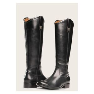 Frye Black Leather Melissa Zip Up Tall Riding Boots Sz.6 NWT